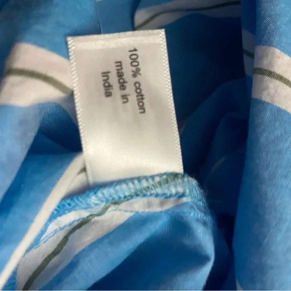 🎁Lane Bryant Kids Blue and White Striped Blouse - Picture 6 of 6